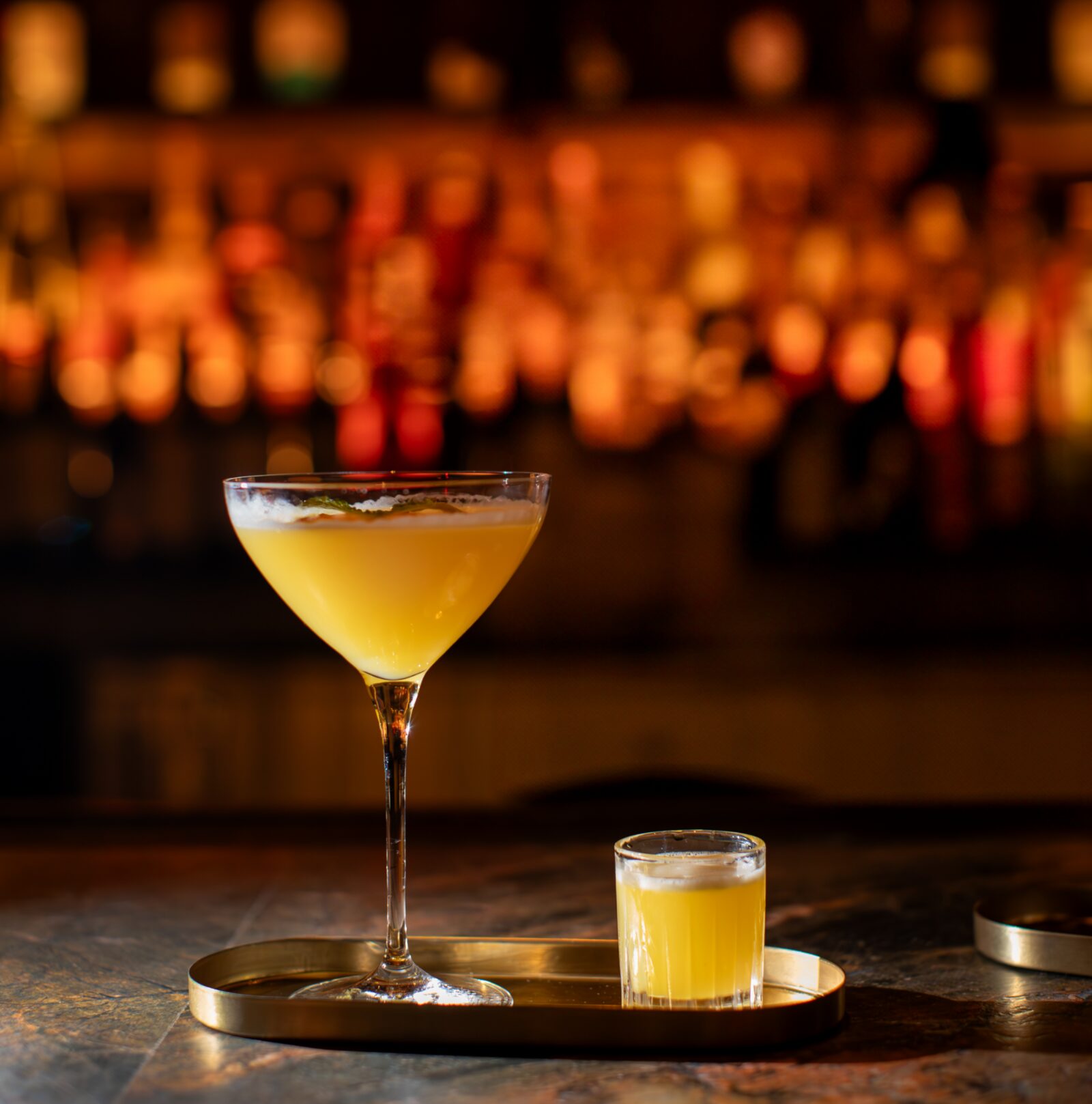 Cocktail service at a Dallas restaurant